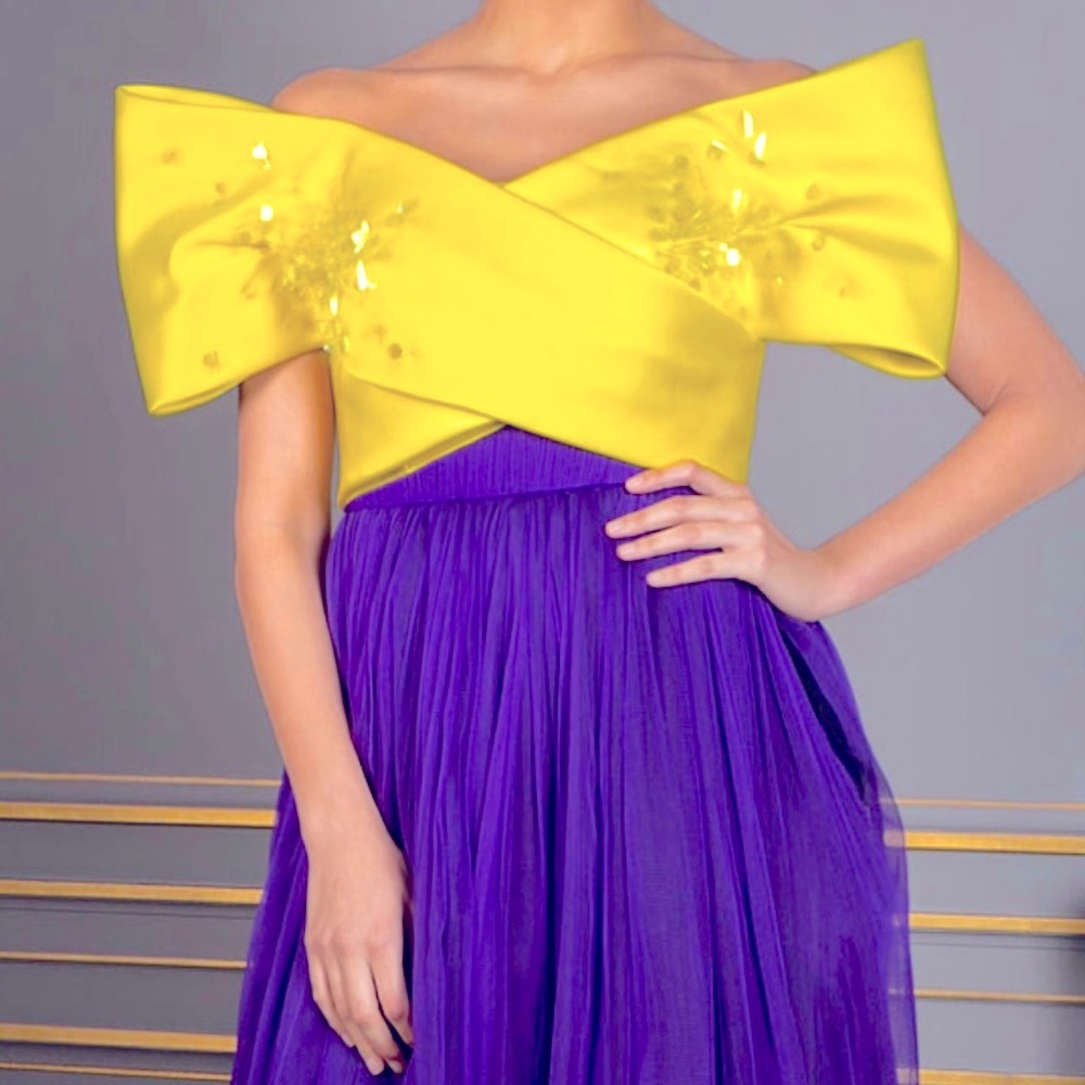 ‼️SOLD‼️ DELPOZO DESIGNER EVENING DRESS